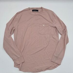 Abercrombie & Fitch Long Sleeve Tee in mauve size large soft AF line